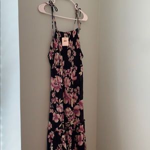Free people floral maxi dress